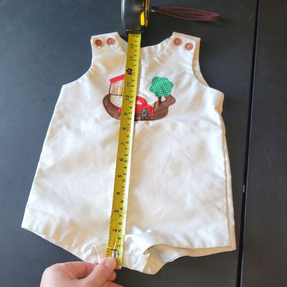 Vintage Baby Jon Jon Romper Outfit 3-6 Months - Picture 7 of 8